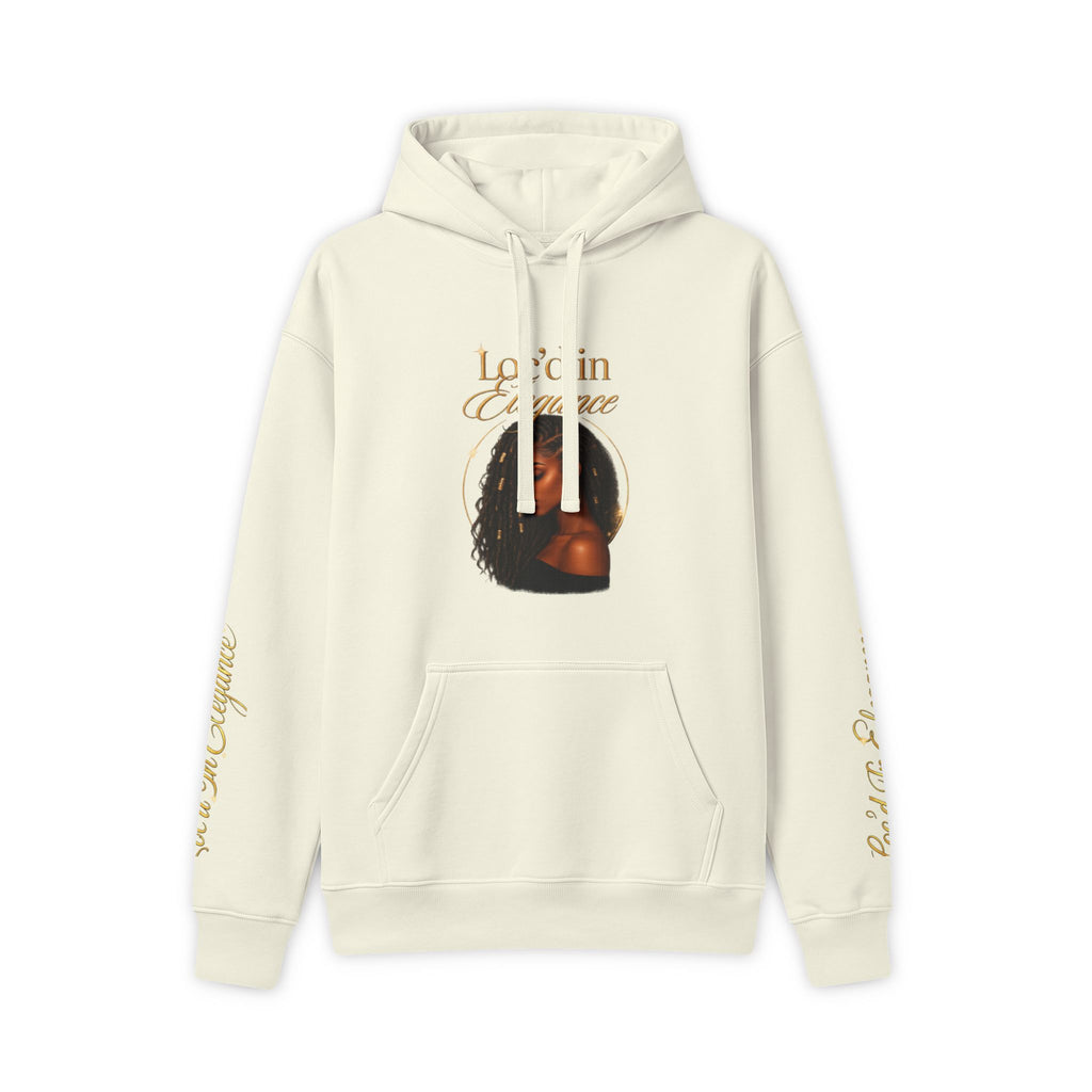 Loc'd in Elegance — Luxe Elegance Graphic Hooded Sweatshirt ("Love in Elegance")