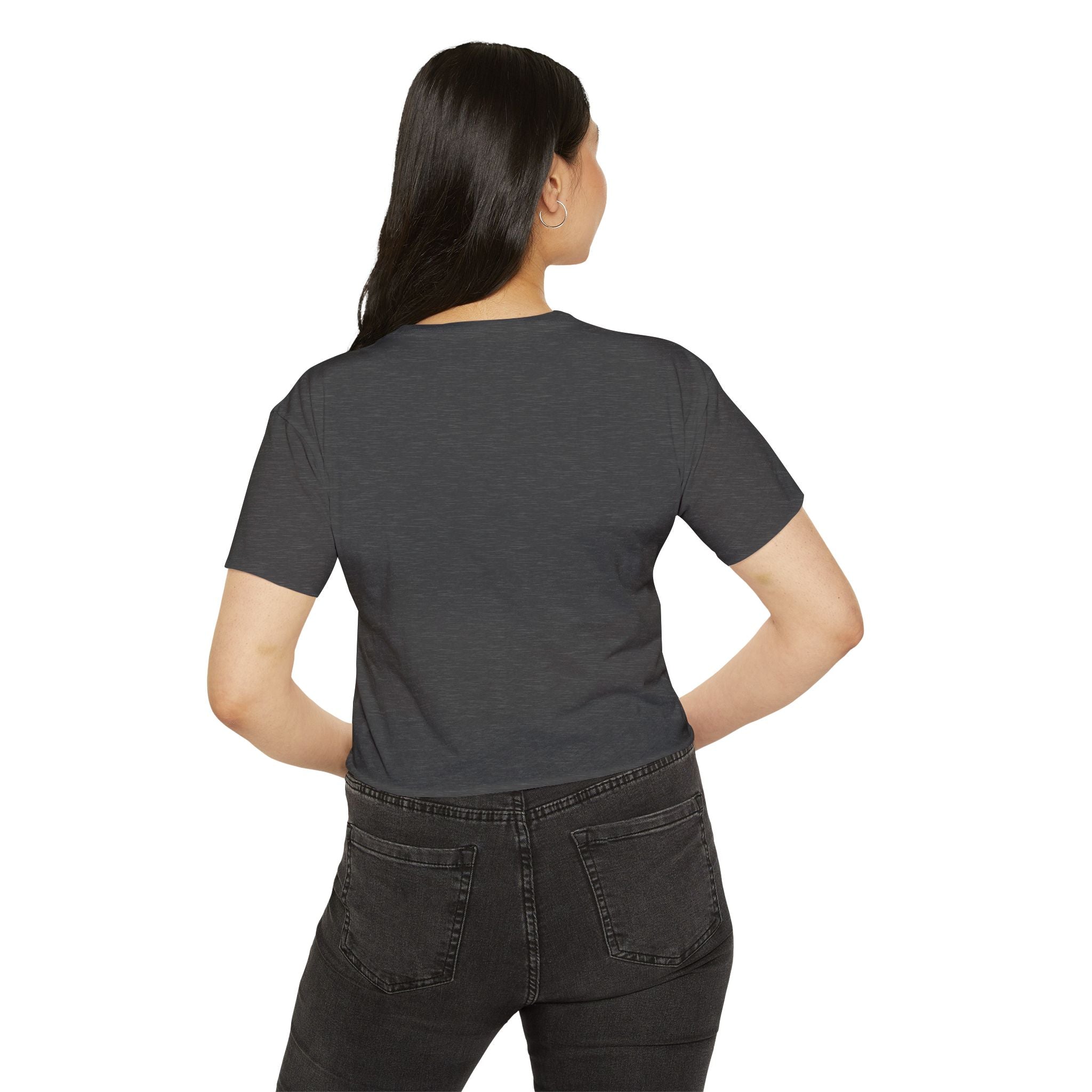 Tru Elegance Crop Top — Women's Festival Graphic Tee