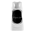 TruElegance Studio Racerback Dress — Minimalist Black Circle Graphic