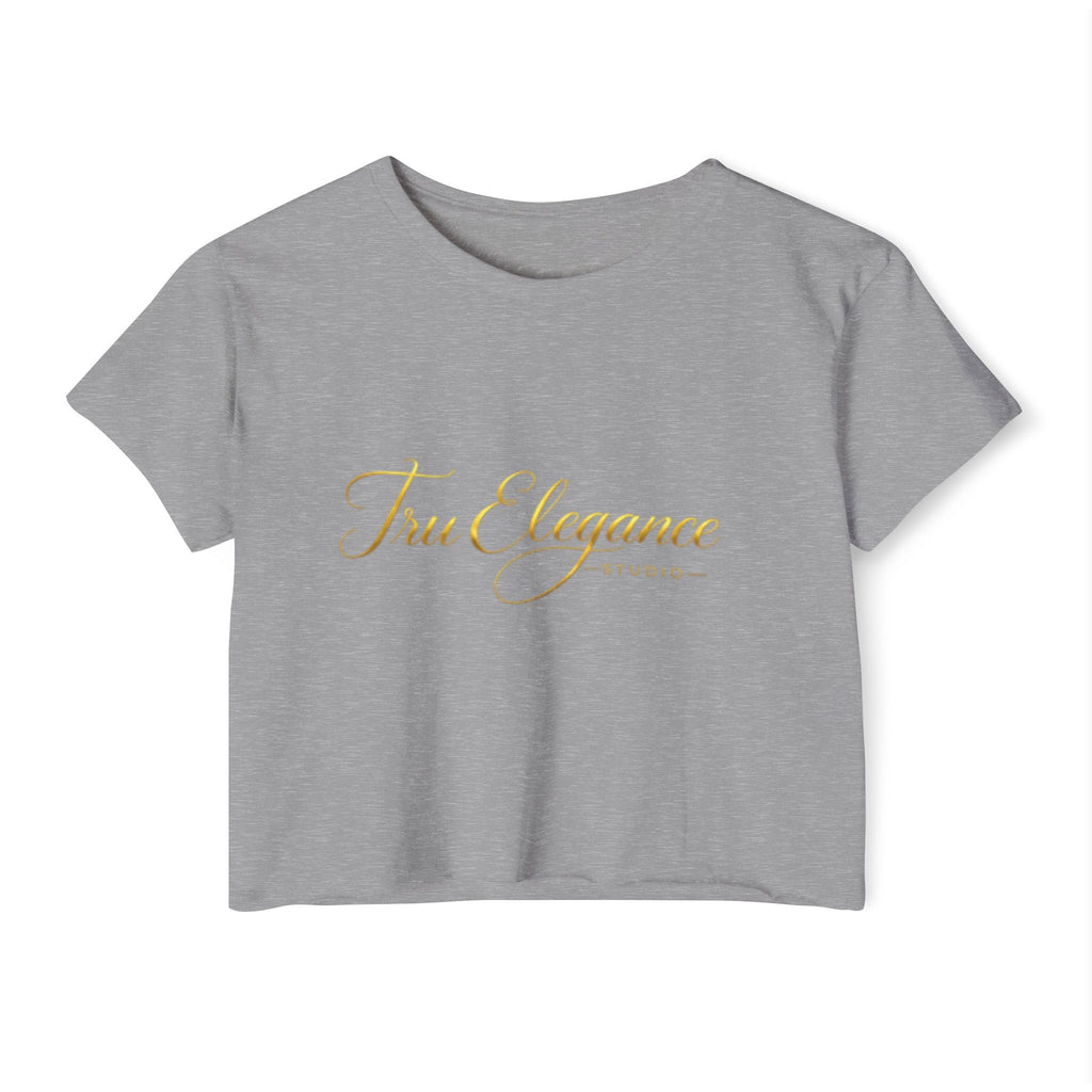 Tru Elegance Crop Top — Women's Festival Graphic Tee