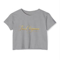 Tru Elegance Crop Top — Women's Festival Graphic Tee