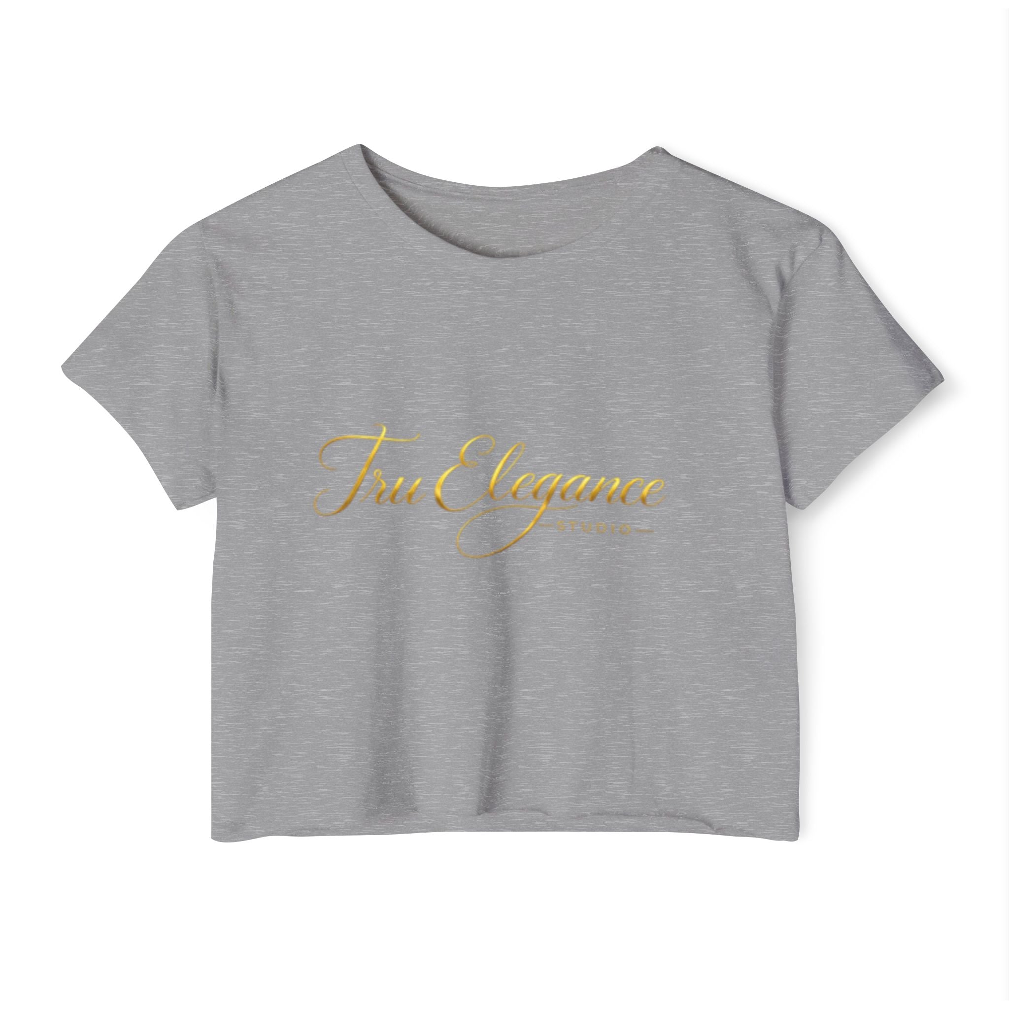 Tru Elegance Crop Top — Women's Festival Graphic Tee