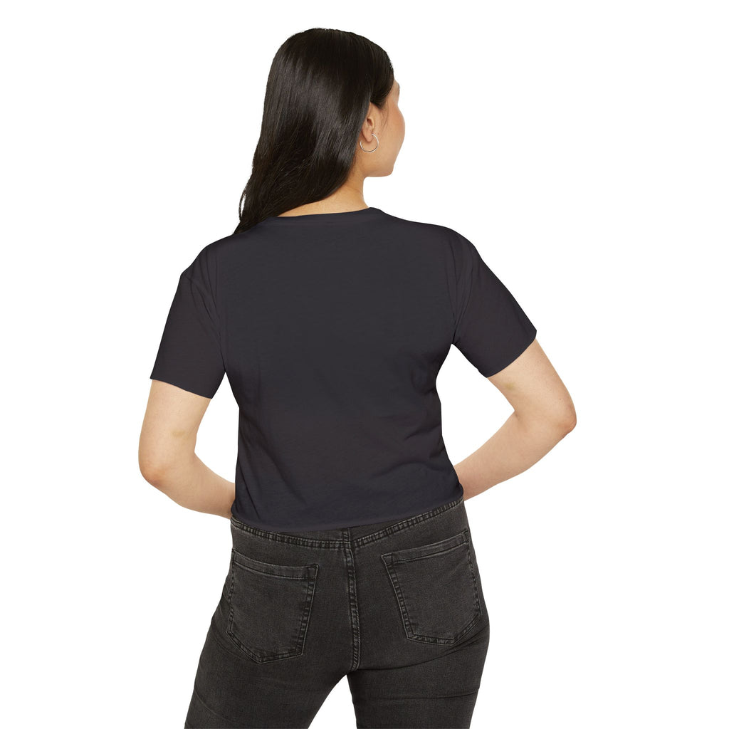 Tru Elegance Crop Top — Women's Festival Graphic Tee