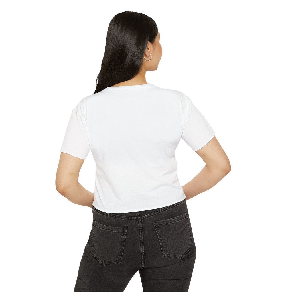 Tru Elegance Crop Top — Women's Festival Graphic Tee