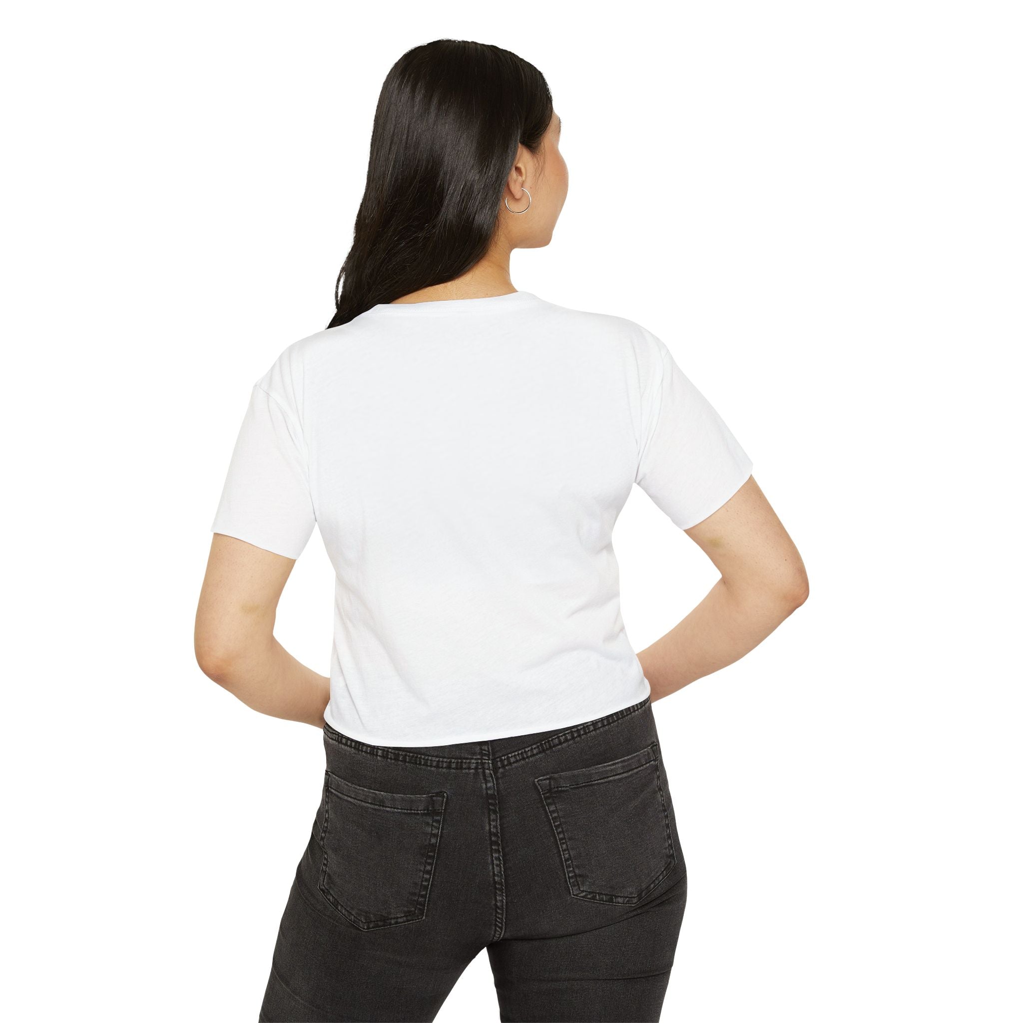 Tru Elegance Crop Top — Women's Festival Graphic Tee