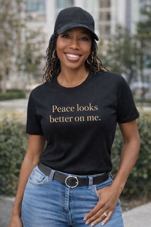 Peace Looks Better On Me Tee